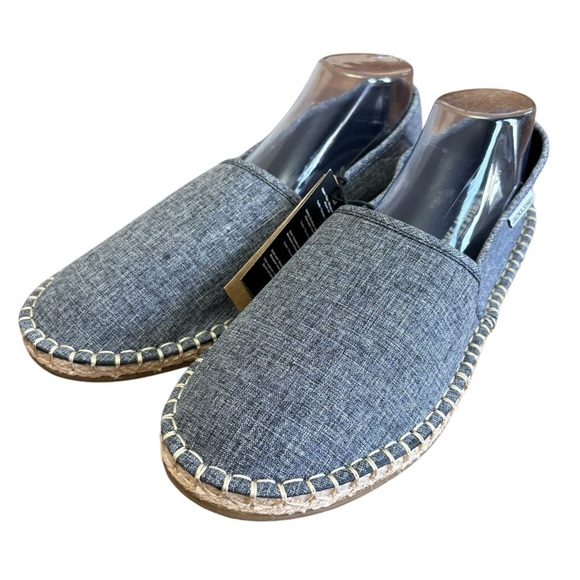 NWT Jack & Jones Men's Canvas Espadrilles Slip On Gray Size 12 US / Size 48 EU - Picture 1 of 5